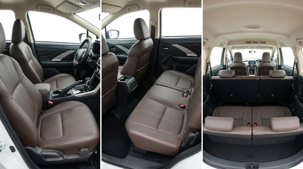 Nội thất xe ghép Nam Trực sang trọng