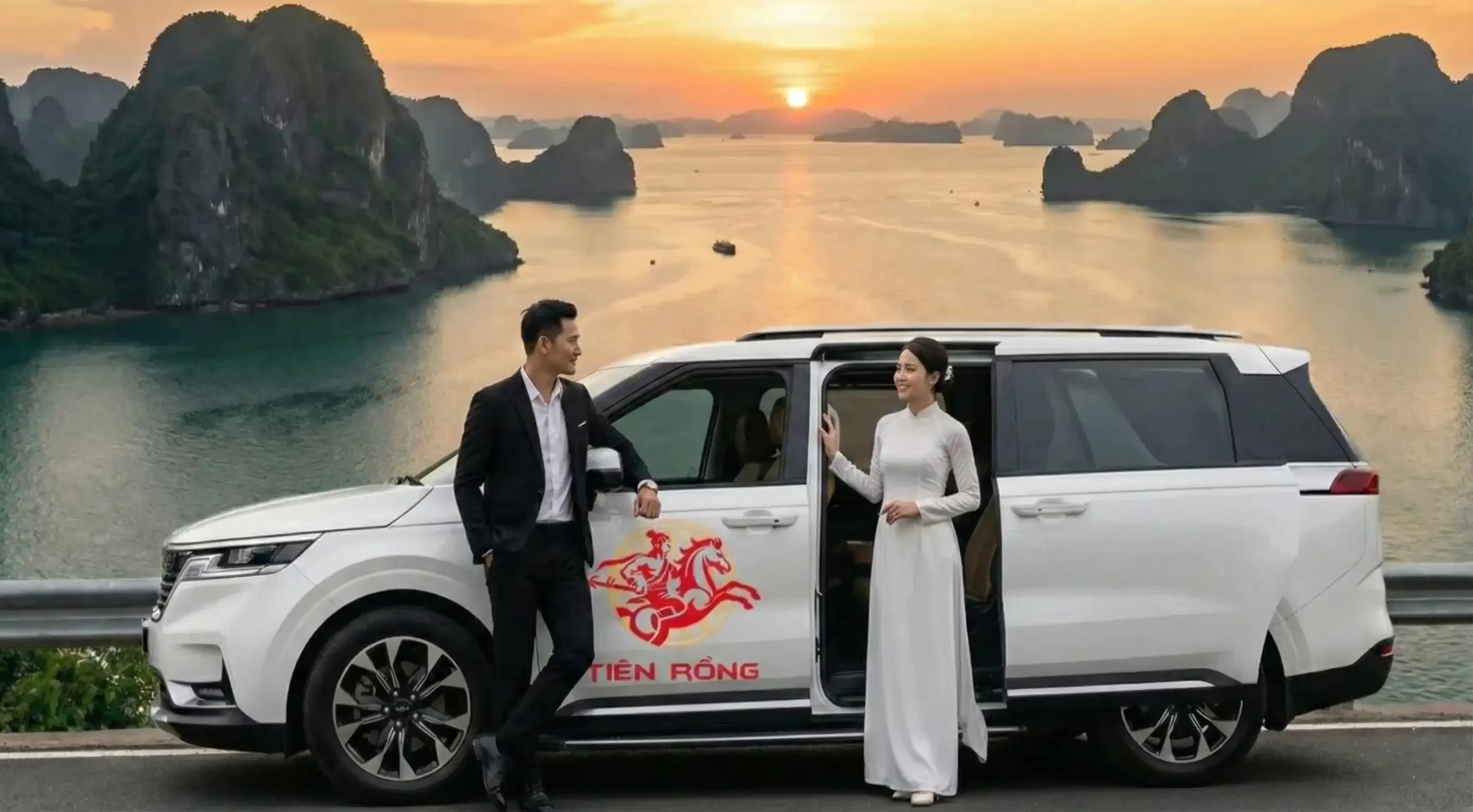 Nội thất xe đi Văn Bàn sang trọng