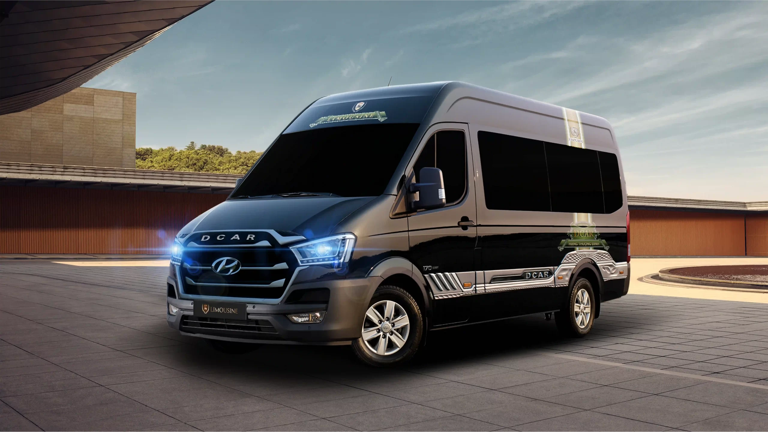 Nội thất xe 16 chỗ Nam Định Hà Nội